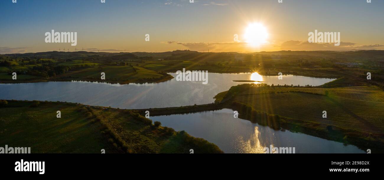 Ryat Linn & Balgrey Reservoir, Barrhead, Glasgow, Écosse, Royaume-Uni Banque D'Images