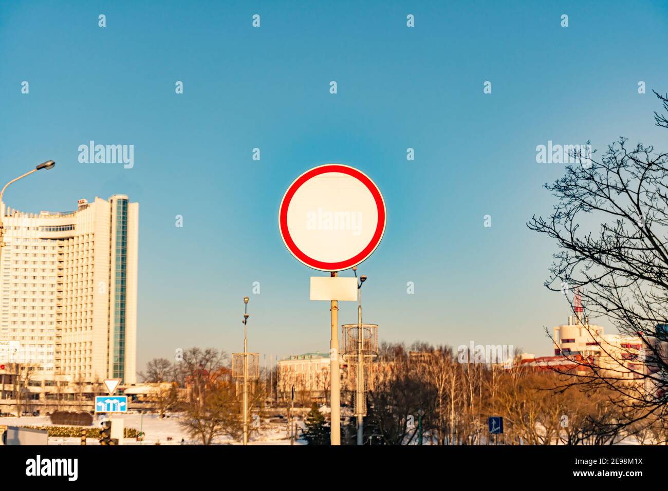 Aucun signe d'entrée, vous pouvez l'utiliser comme signe d'interdiction générique ajoutant n'importe quel symbole Banque D'Images
