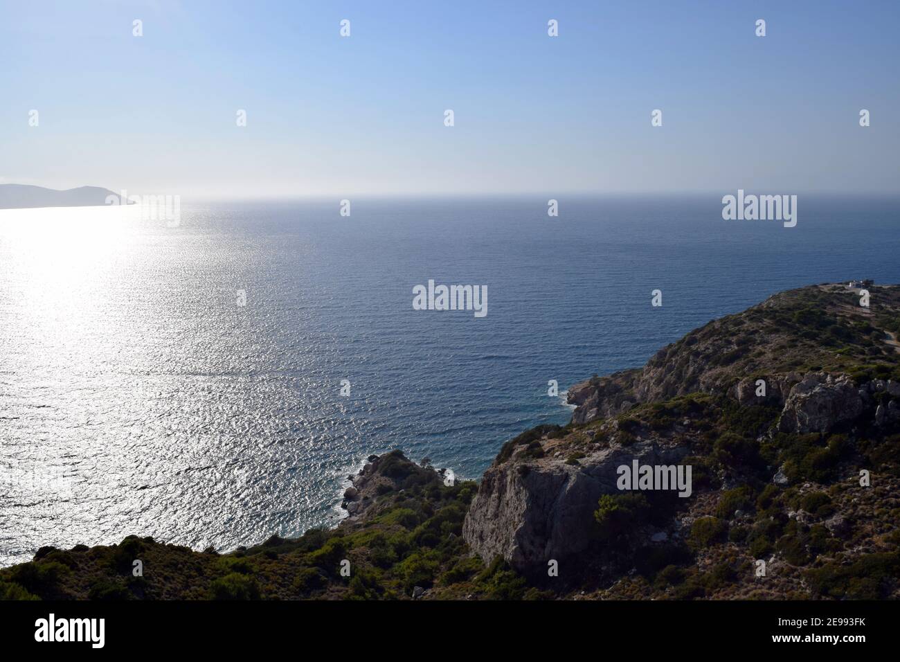 Mer douce à l'île de Rhodes, Grèce Banque D'Images