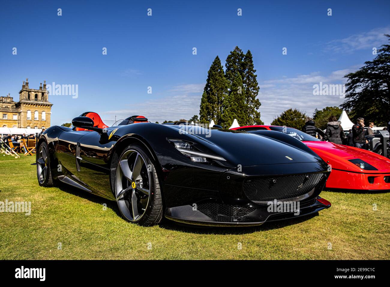 Ferrari Monza SP2 en spectacle au Concours d’élégance tenu Au Palais de Blenheim le 26 septembre 2020 Banque D'Images