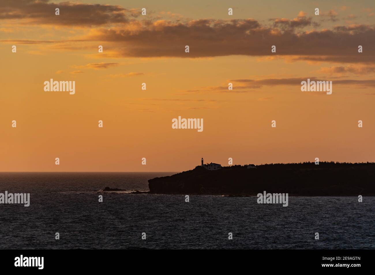 Phare de Lobster Cove Head Banque D'Images
