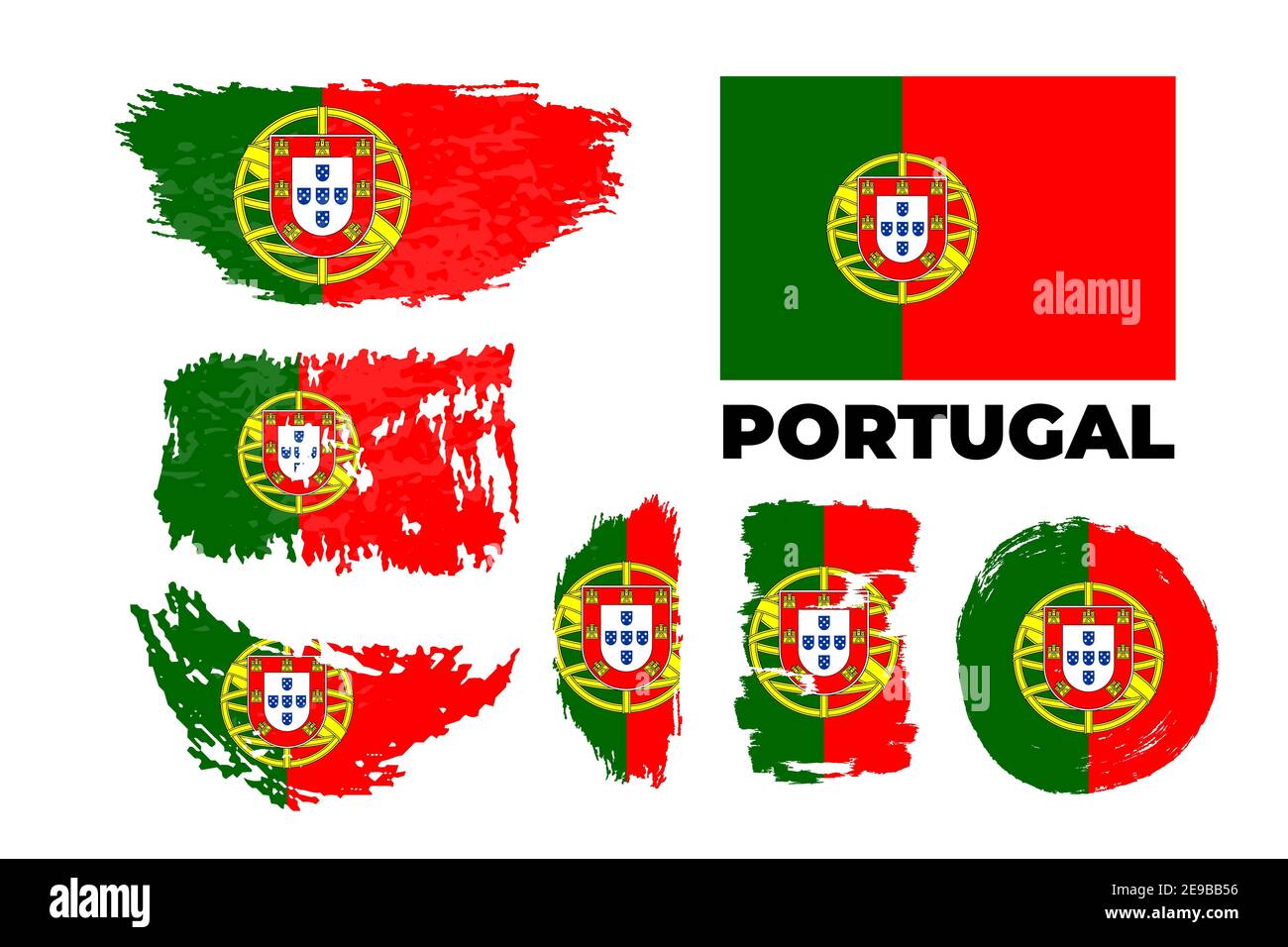 Bonne journée d'indépendance du Portugal illustration vectorielle Illustration de Vecteur