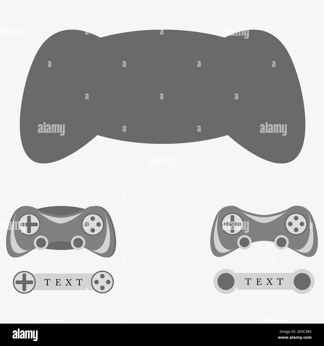 Manette de jeu - graphique vectoriel pour vos projets Illustration de Vecteur