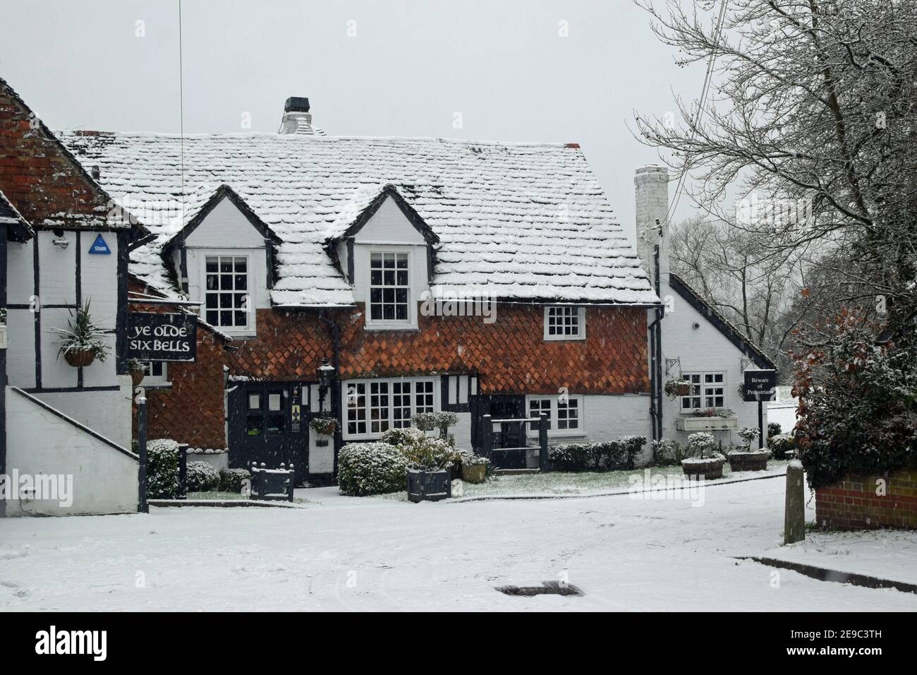 YE Olde six Bells Banque D'Images