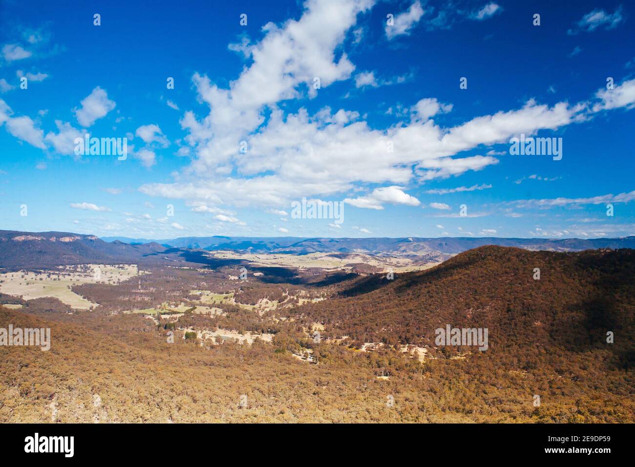 Sunset Rock Lookout dans Blue Mountains Australie Banque D'Images