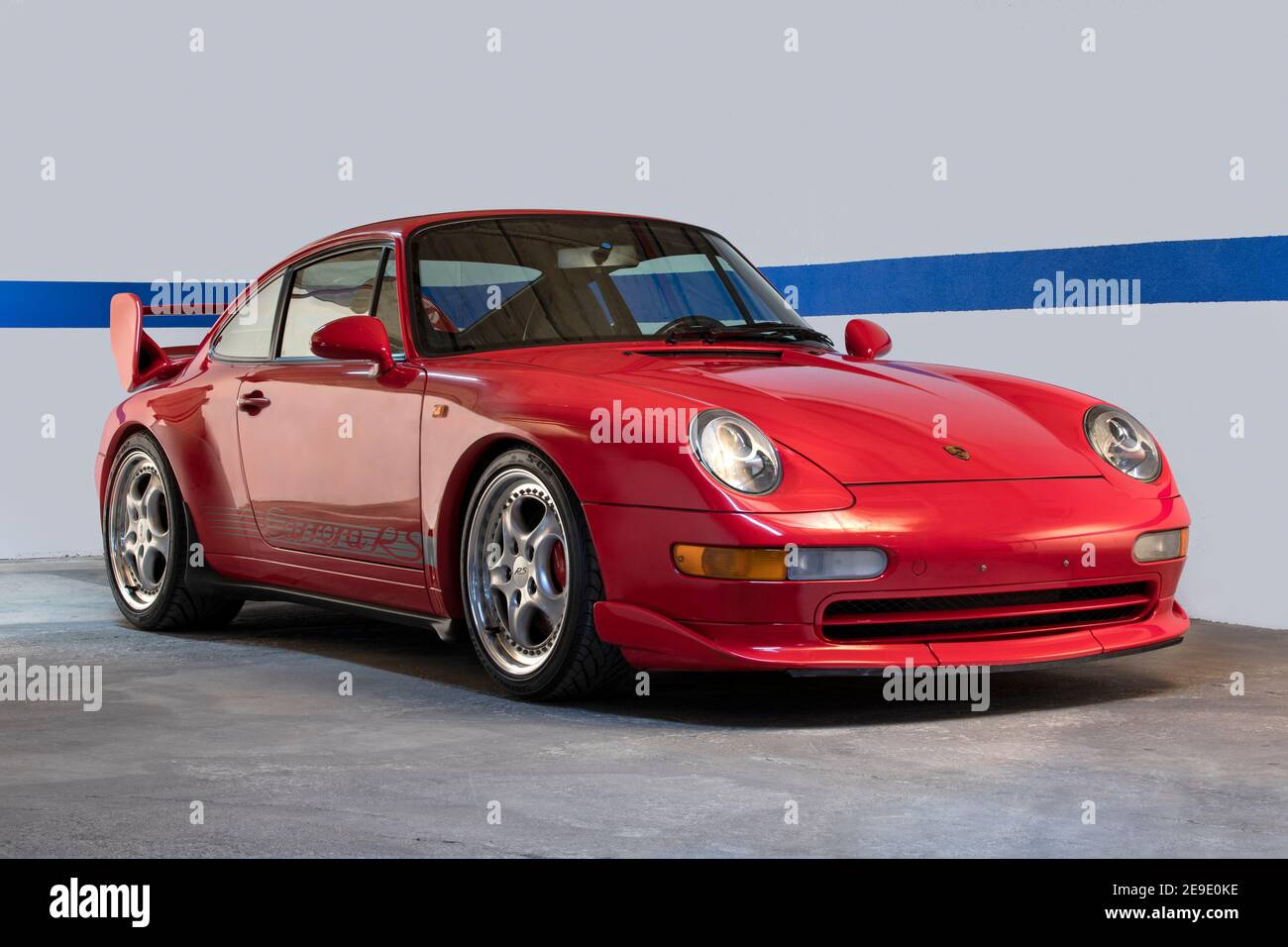 1995 Porsche 911 Carrera RS 3.8 litres, double turbo sport voiture Banque D'Images