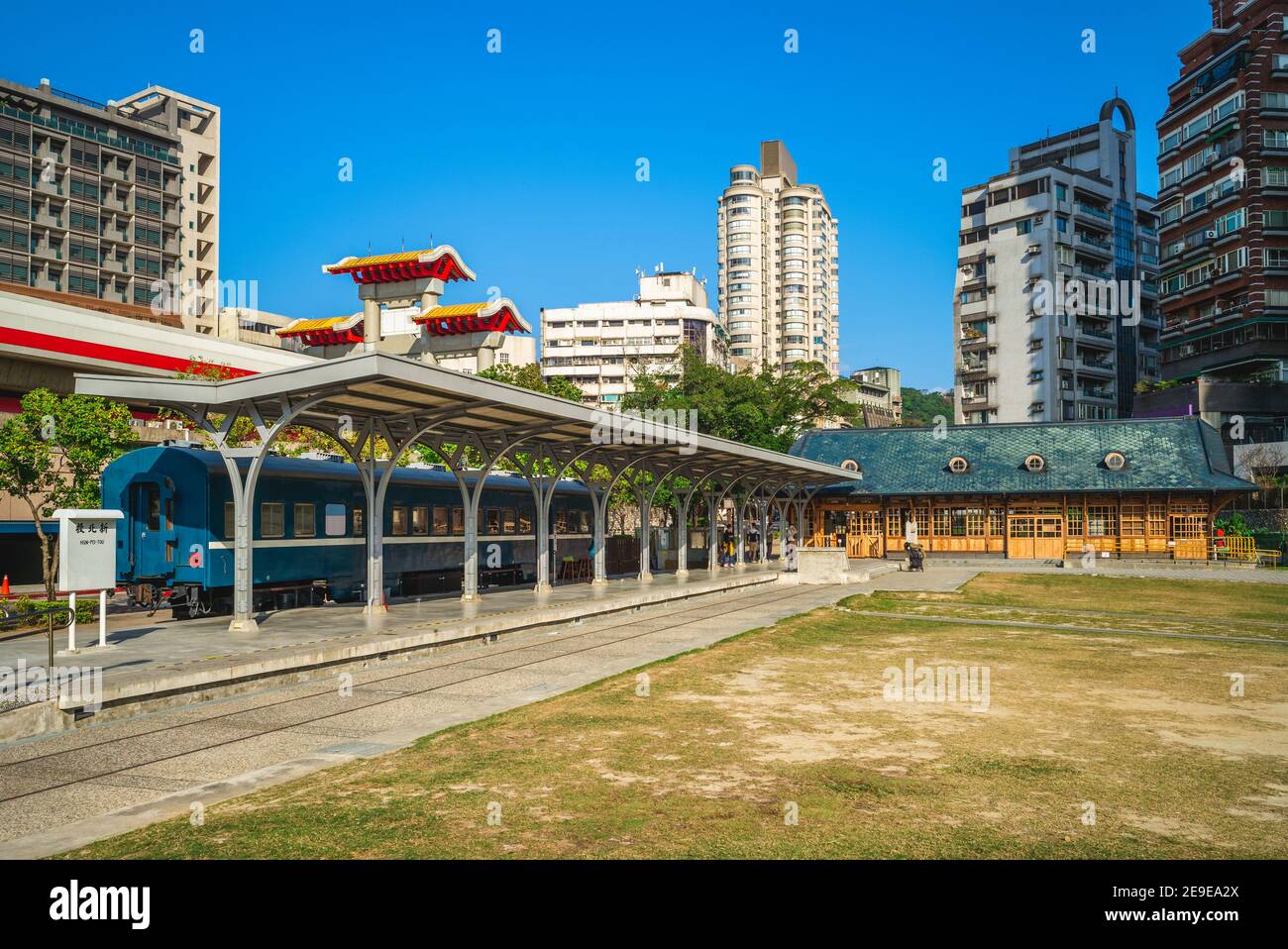 Ancienne gare ferroviaire historique Banque de photographies et d