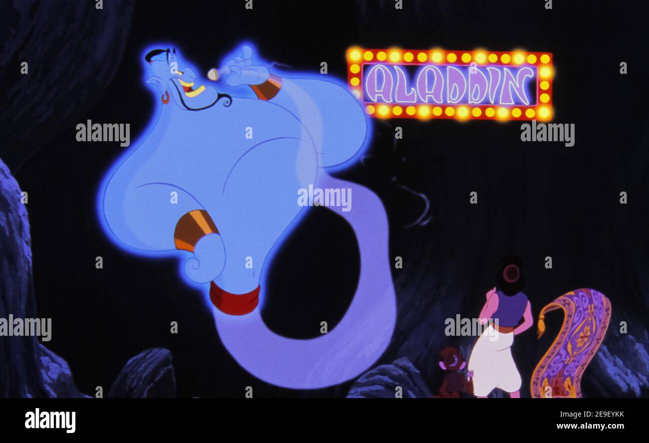 Genie, 'Aladdin' (1992) Buena Vista photos / référence du fichier # 34082-486THA Banque D'Images