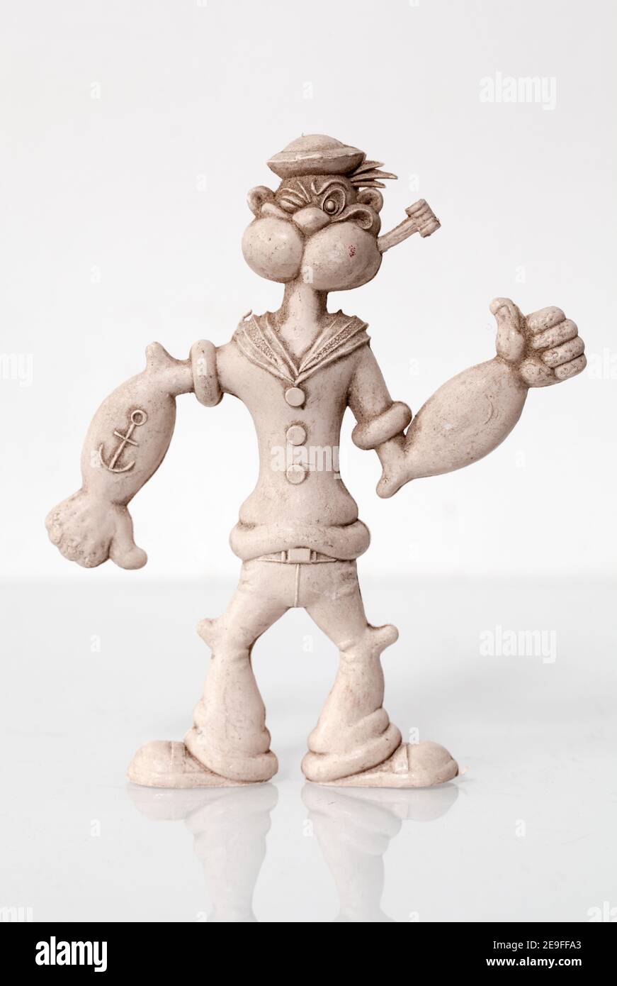 Modèle de jouet Popeye Banque D'Images