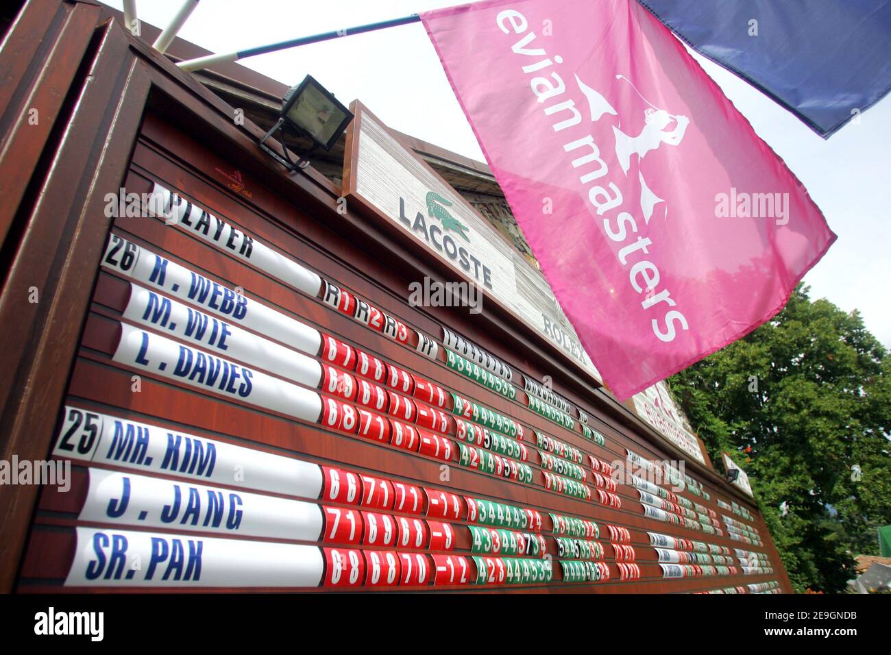 Atmosphère pendant les Masters de Golf des femmes à Evian, France, le 29 juillet 2006. Photo de Manuel Blondeau/Cameleon/ABACAPRESS.COM Banque D'Images