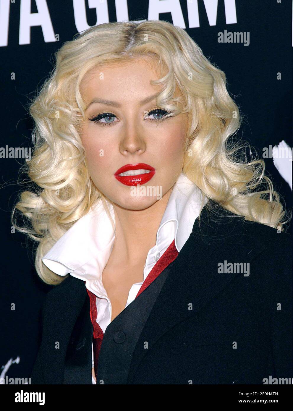 Christina Aguilera assiste à la M.A.C. Cosmetics et Viva Glam VI dîner pour recueillir des fonds dans la lutte contre le sida, tenu à Cedar Lake à New York City, NY, USA, le 6 septembre 2006. Photo de David Miller/ABACAPRESS.COM Banque D'Images