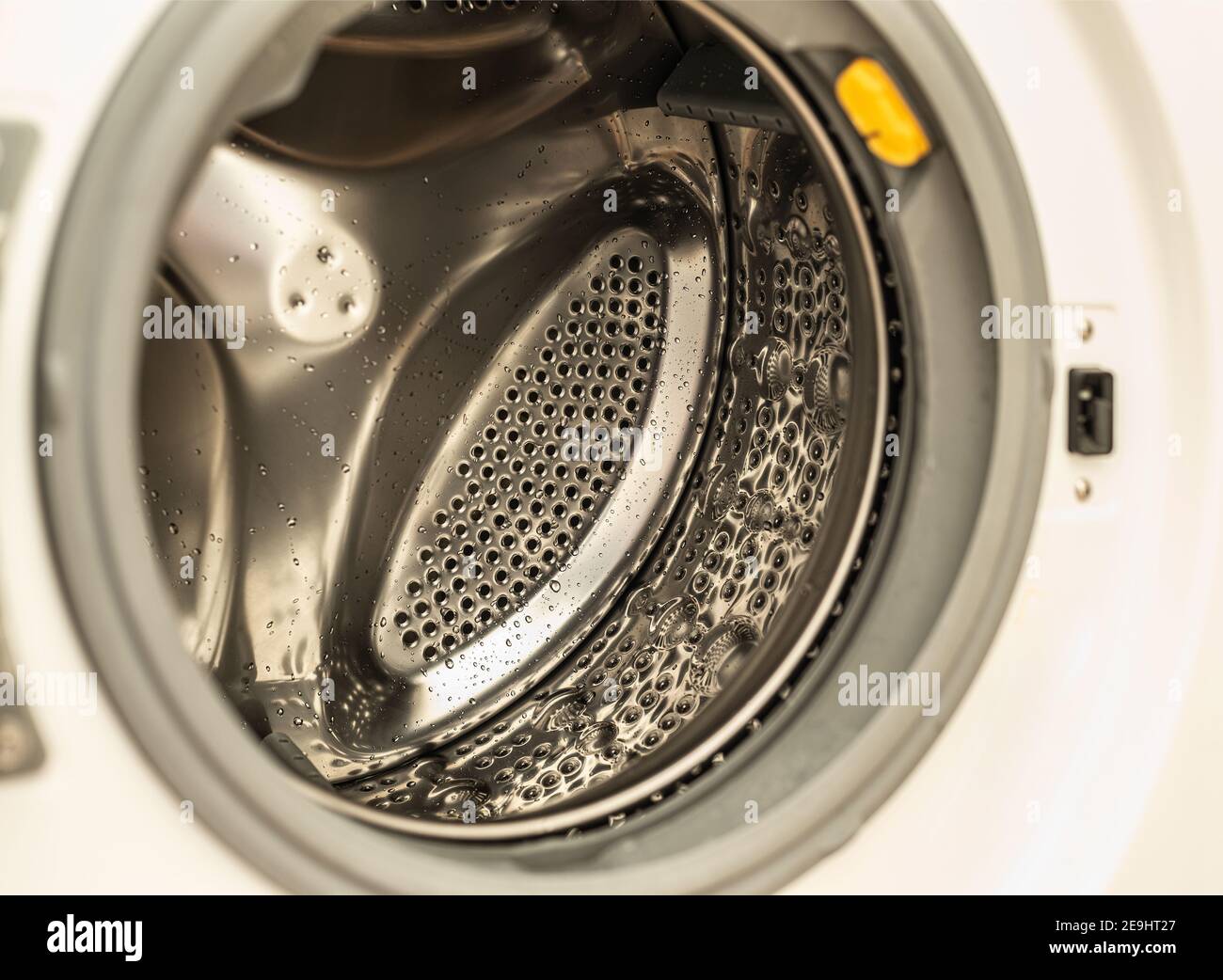 tambour humide du lave-linge Banque D'Images