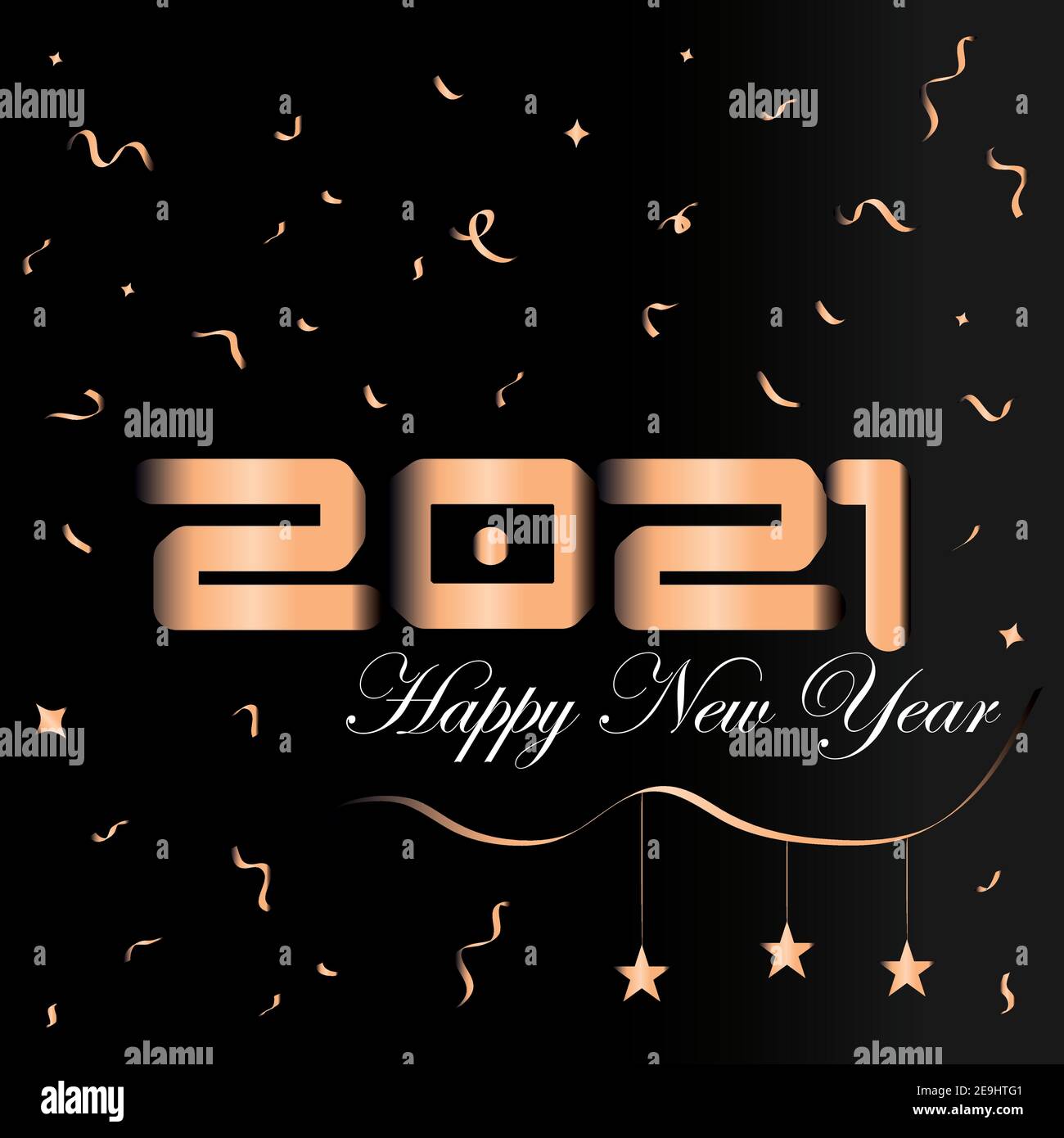 Bonne année 2021 Illustration de Vecteur