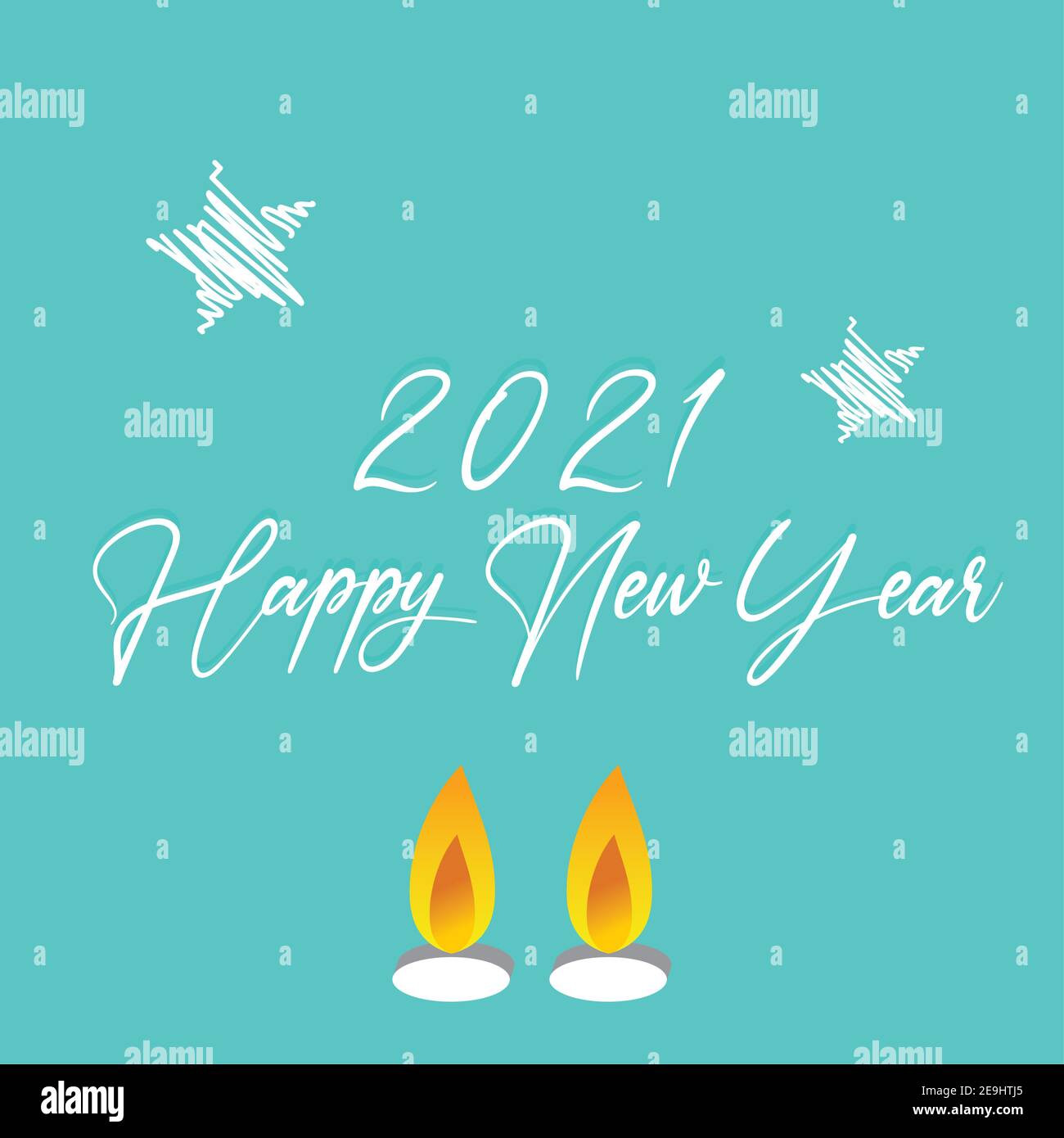 Bonne année 2021 Illustration de Vecteur