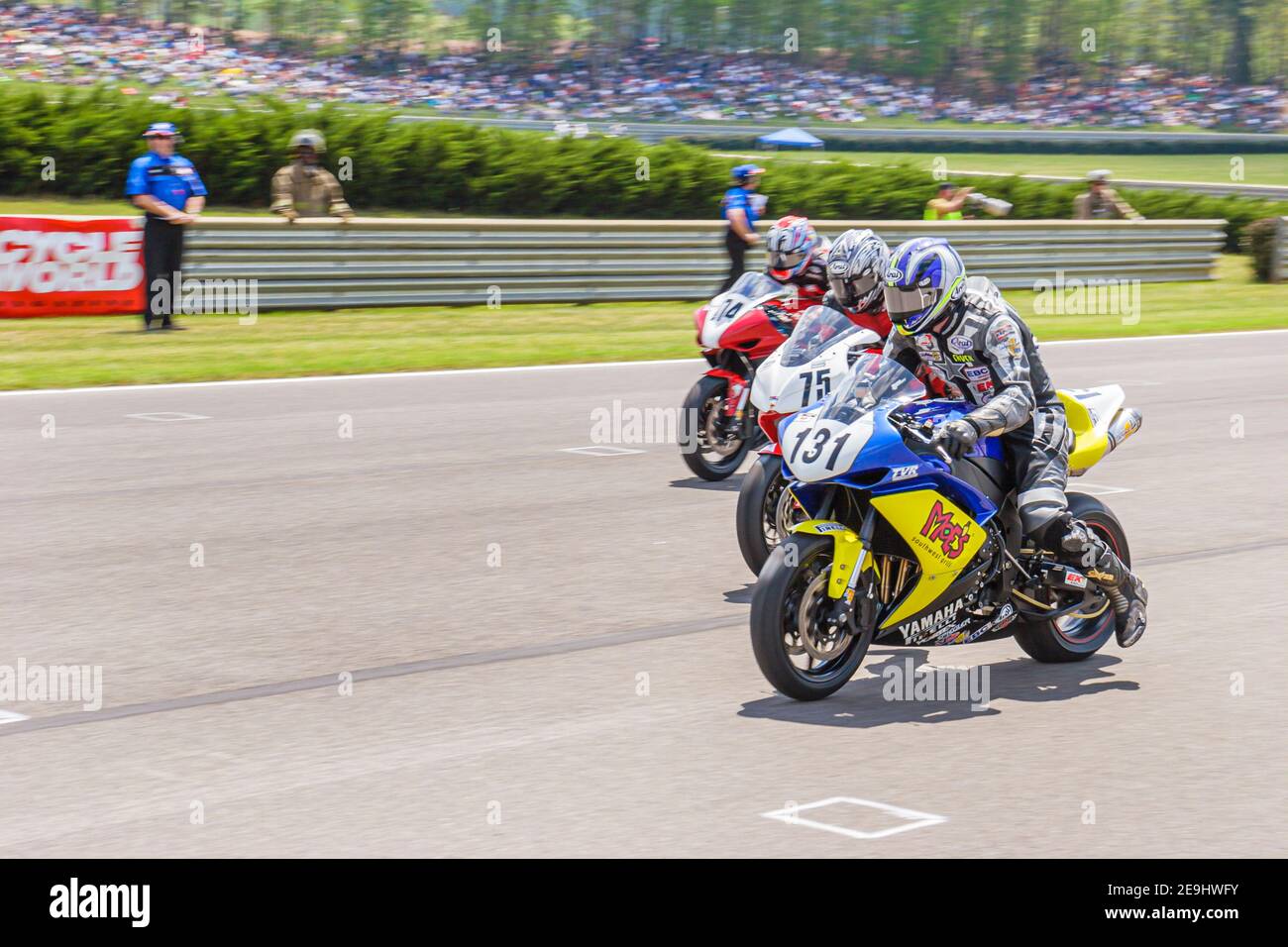 Birmingham Alabama, Barber Motorsports Park Honda Superbike Classic, motos de course, Banque D'Images