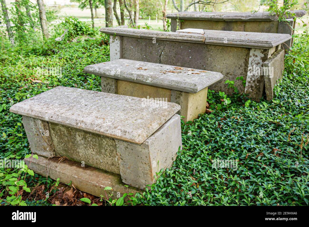 Alabama oakville indian mounds park museum Banque de photographies et d