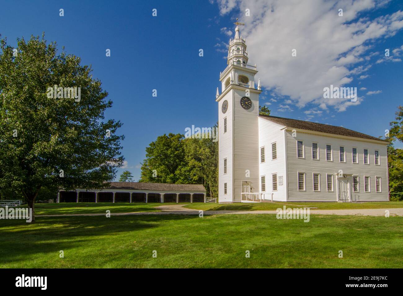 Le Jaffrey Meeting House à Jaffrey, New Hampshire Banque D'Images