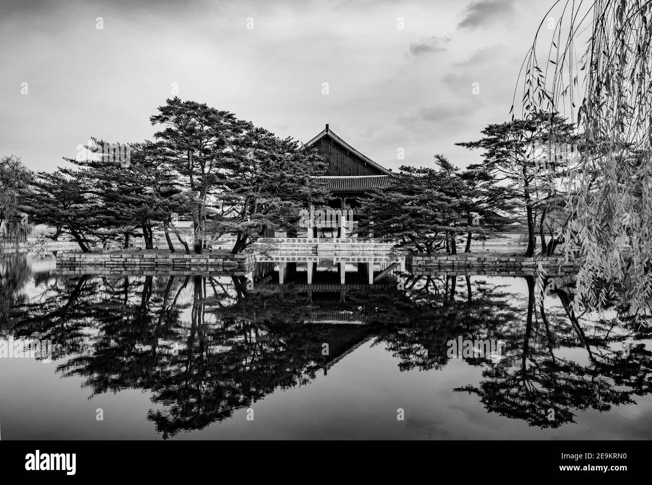 Palais Gyeongbokgung Pavillon Gyeongheru Banque D'Images