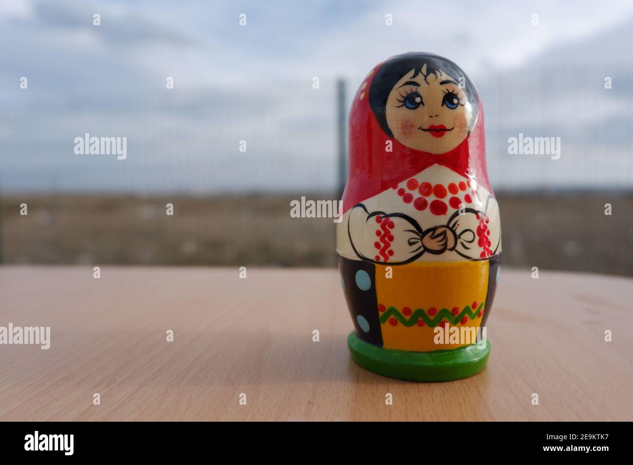 Poupée Matryoshka traditionnelle extérieure Banque D'Images