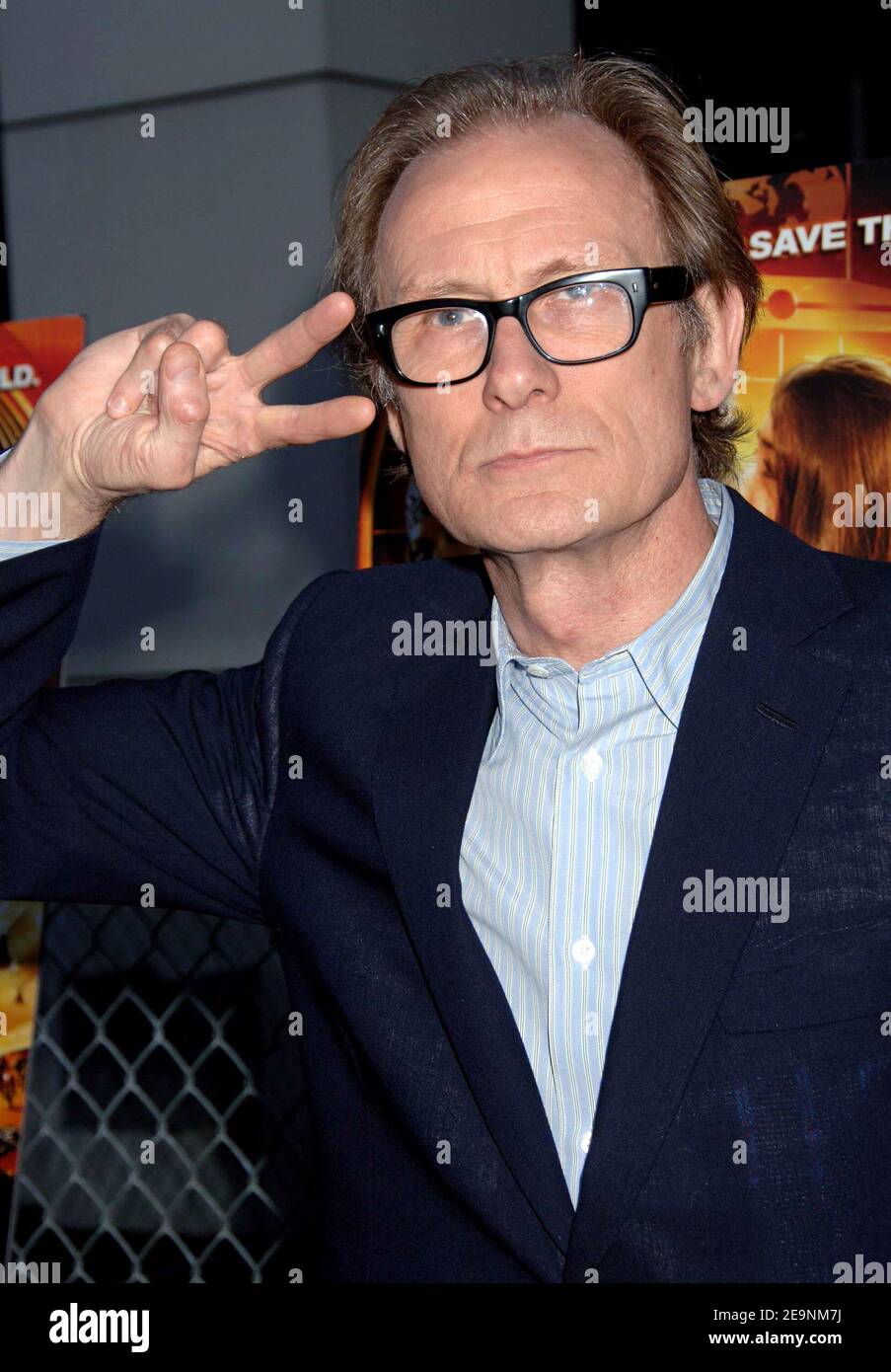 Bill Nighy arrive à la première de « Alex Rider: Operation Stormbreaker » au musée Intrepid Sea Air and Space Museum à New York City, NY, États-Unis, le 4 octobre 2006. Photo de David Miller/ABACAPRESS.COM Banque D'Images