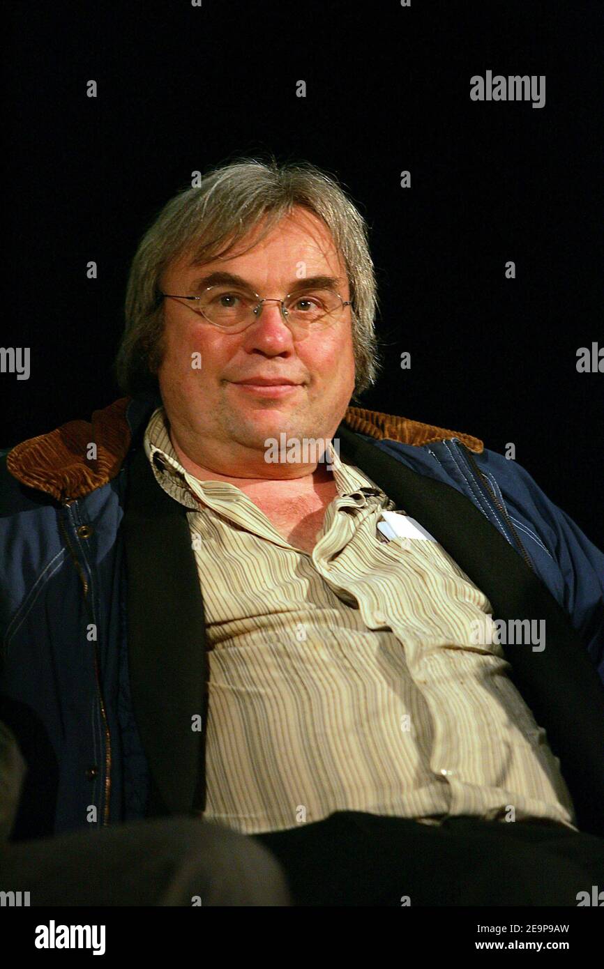 Robert Redeker (professeur de philosophie français forcé à se cacher après avoir fait des remarques controversées sur le prophète Mahomet et reçu des menaces de mort) au Mermoz Hall de Toulouse, en France, le 15 novembre 2006. Photo de Manuel Blondeau/ABACAPRESS.COM. Banque D'Images