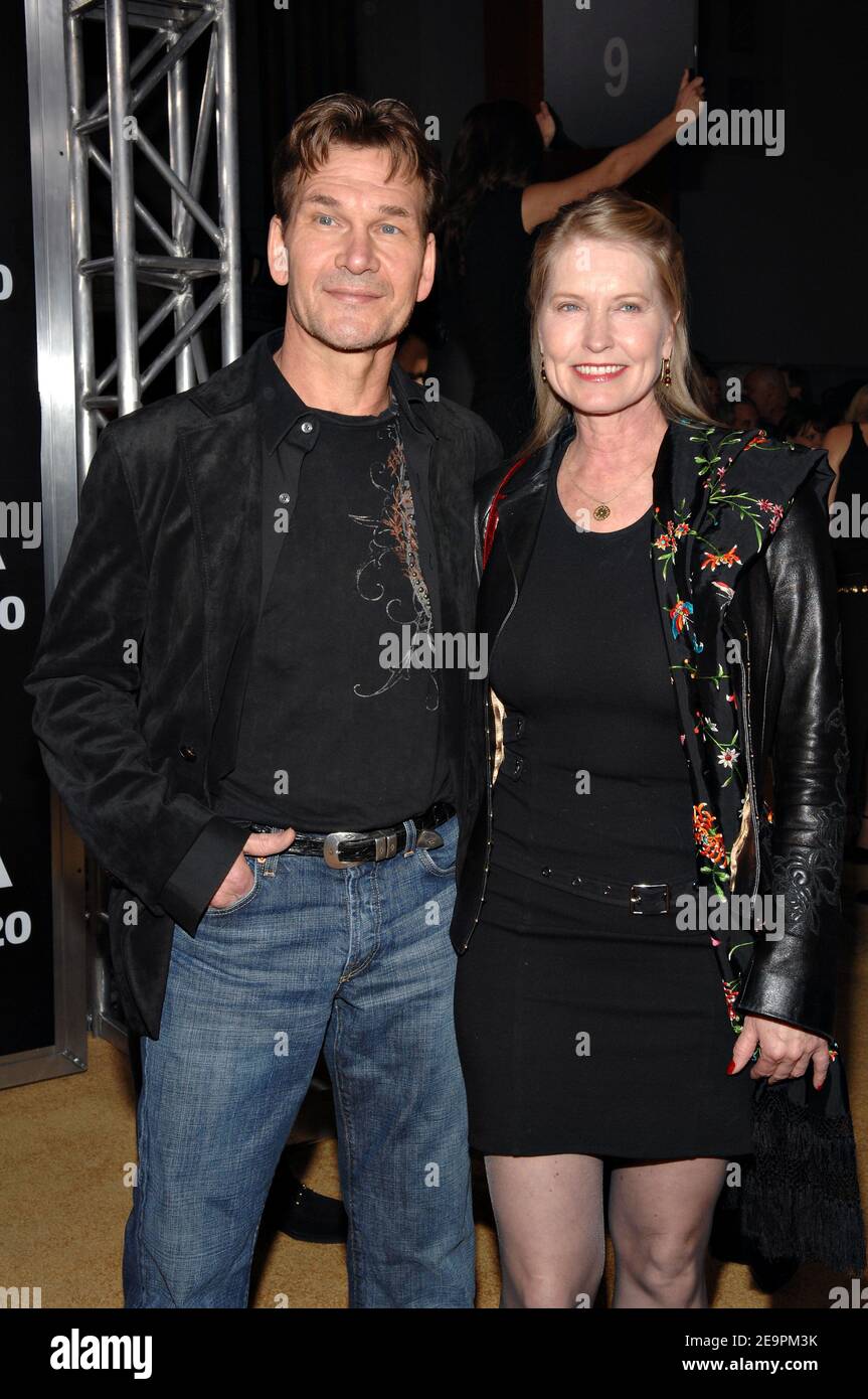 Patrick swayze et sa femme lisa niemi Banque de photographies et d’images à haute résolution Alamy