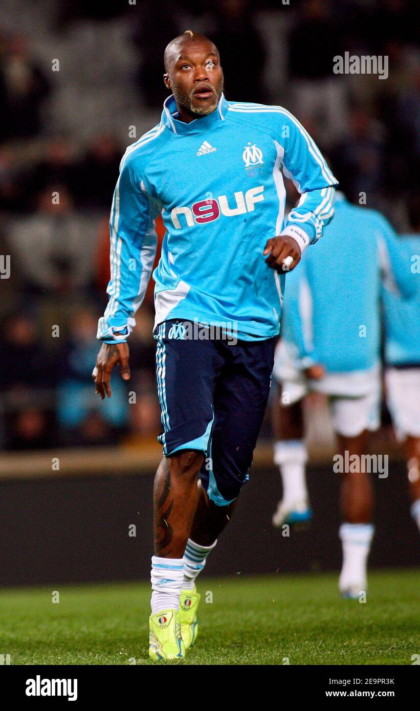 Le 22 décembre 2006, lors du match de football de première ligue de France Olympique de Marseille contre SAINT-Etienne au stade Vélodrome de Marseille, France. OM a gagné 2-1. Photo de Mehdi Taamallah/Cameleon/ABACAPRESS.COM Banque D'Images