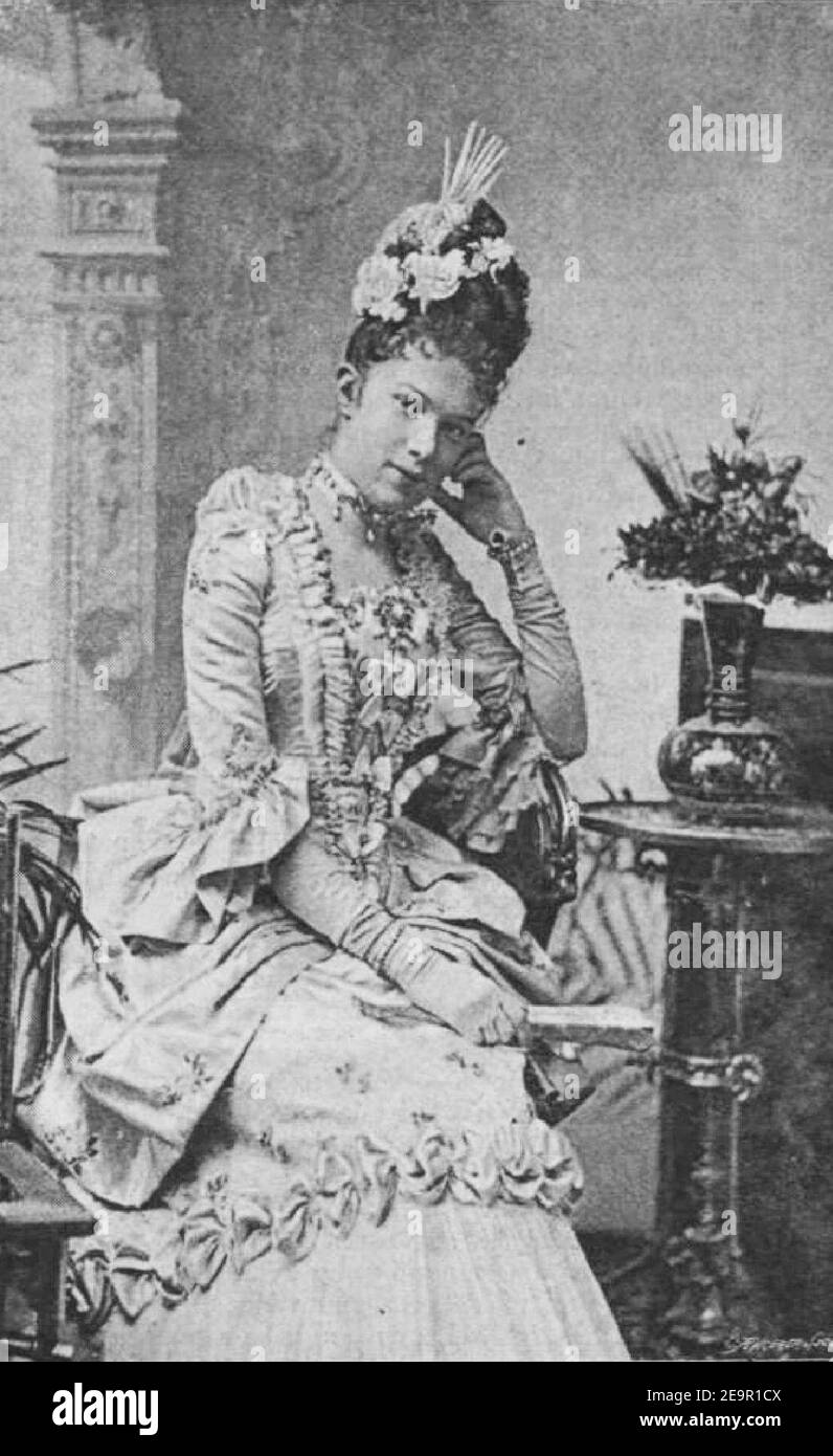 Mária Valéria 1888. Banque D'Images