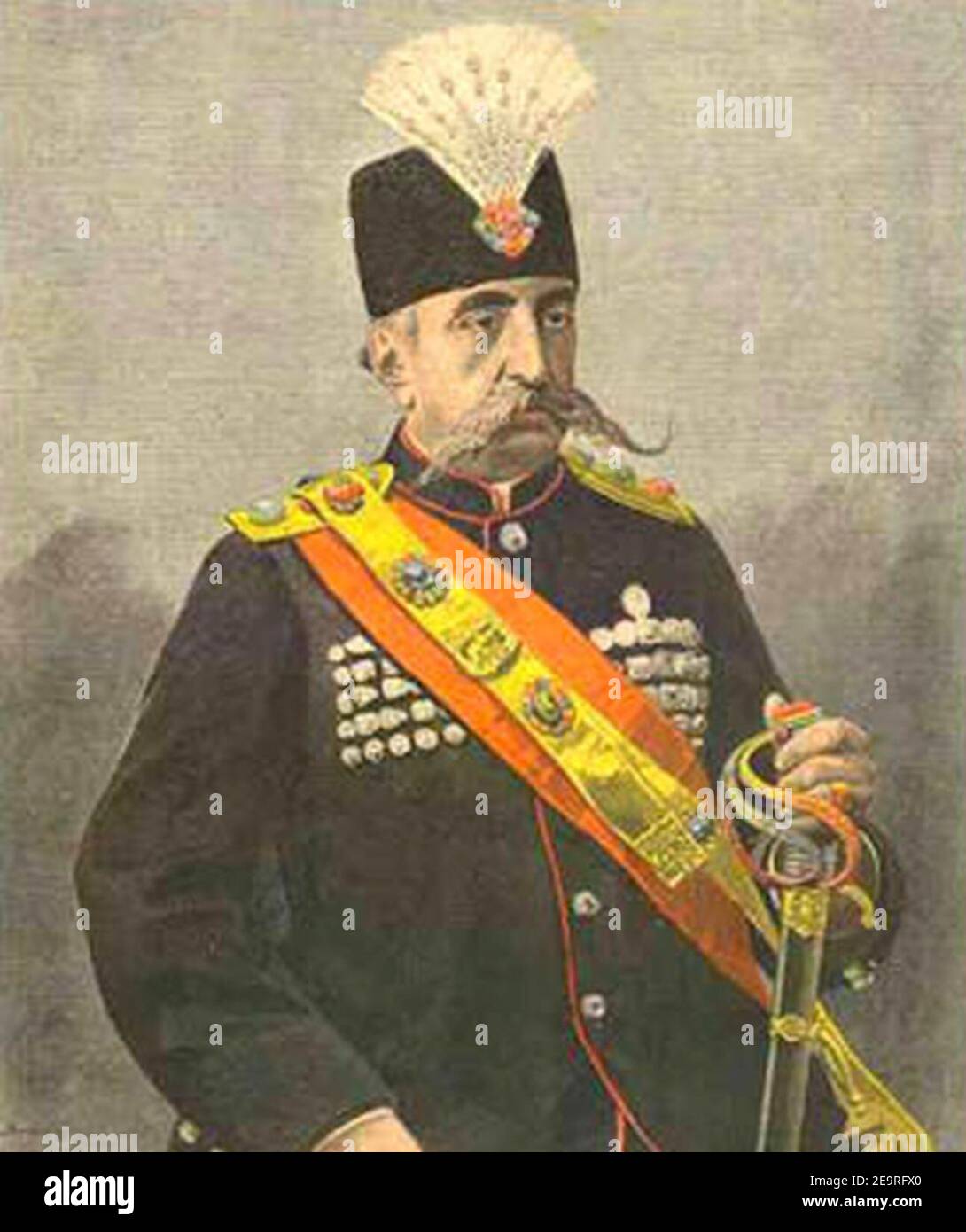 Mozaffar al din shah qajar Banque de photographies et d’images à haute