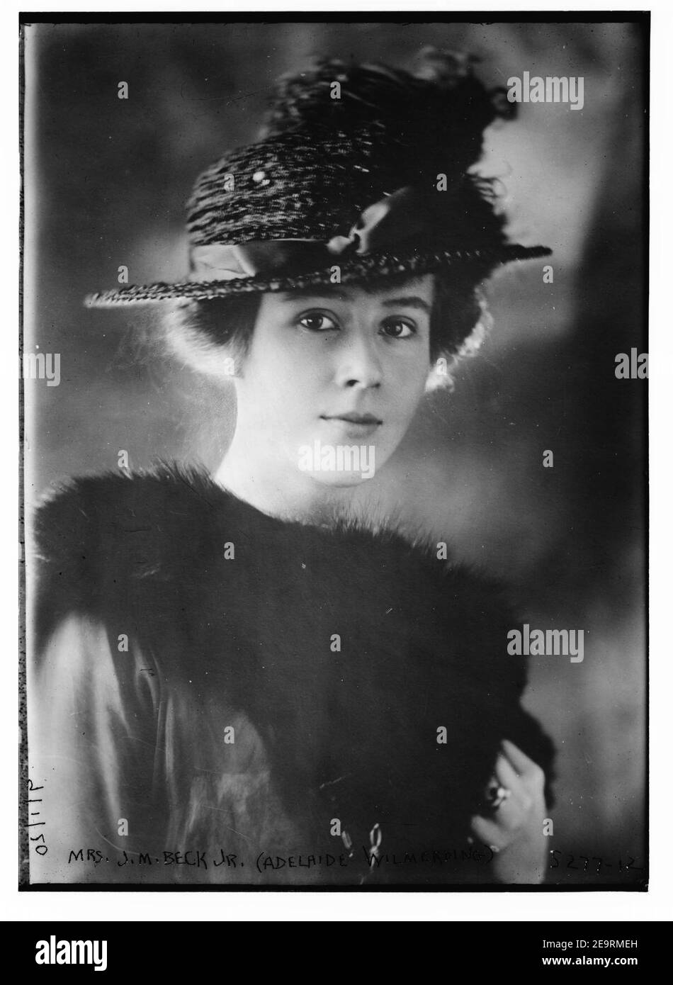 Mme J.M. Beck Jr., (Adélaïde Wilmerding) Banque D'Images
