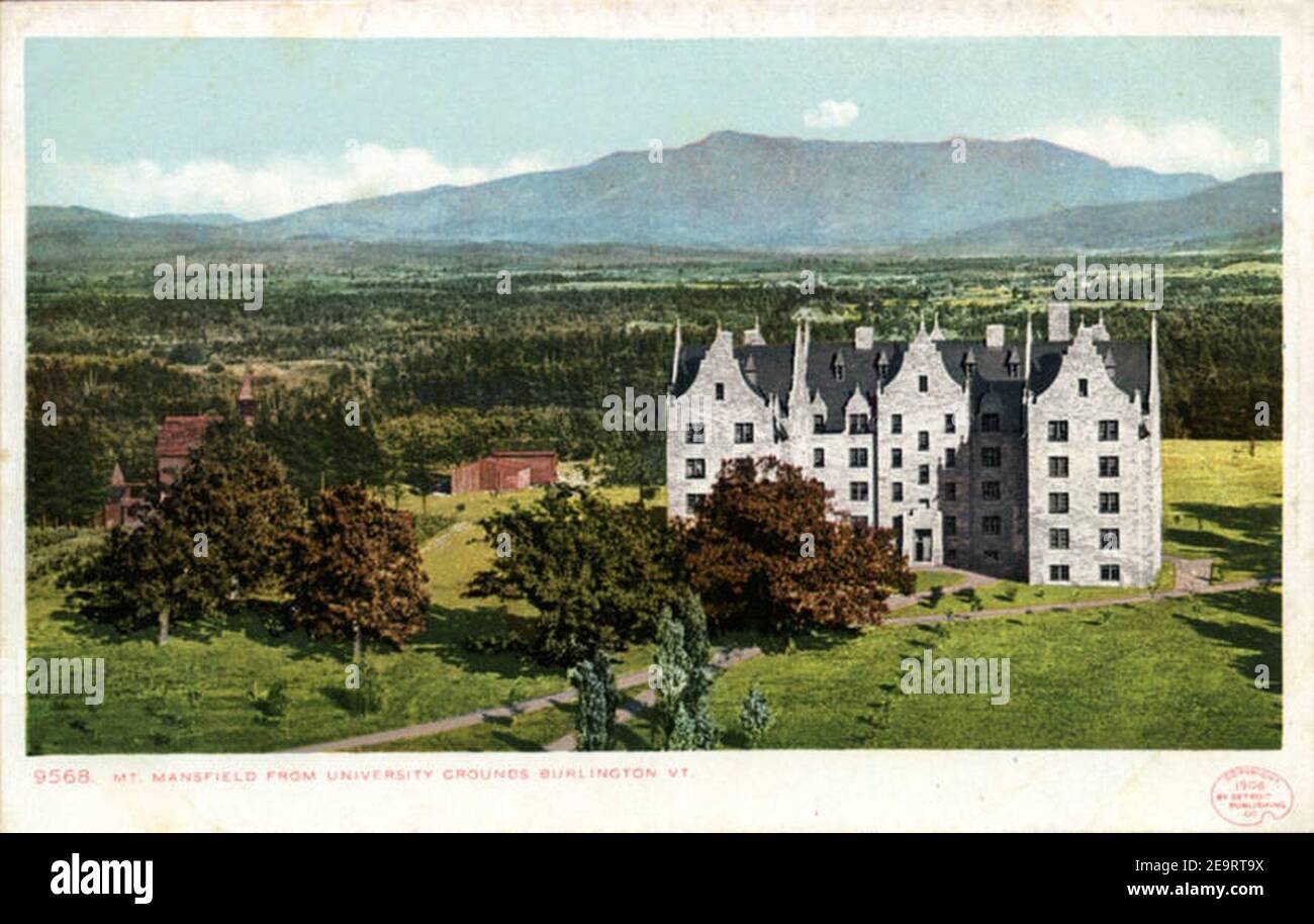 Mt Mansfield de l'université Banque D'Images