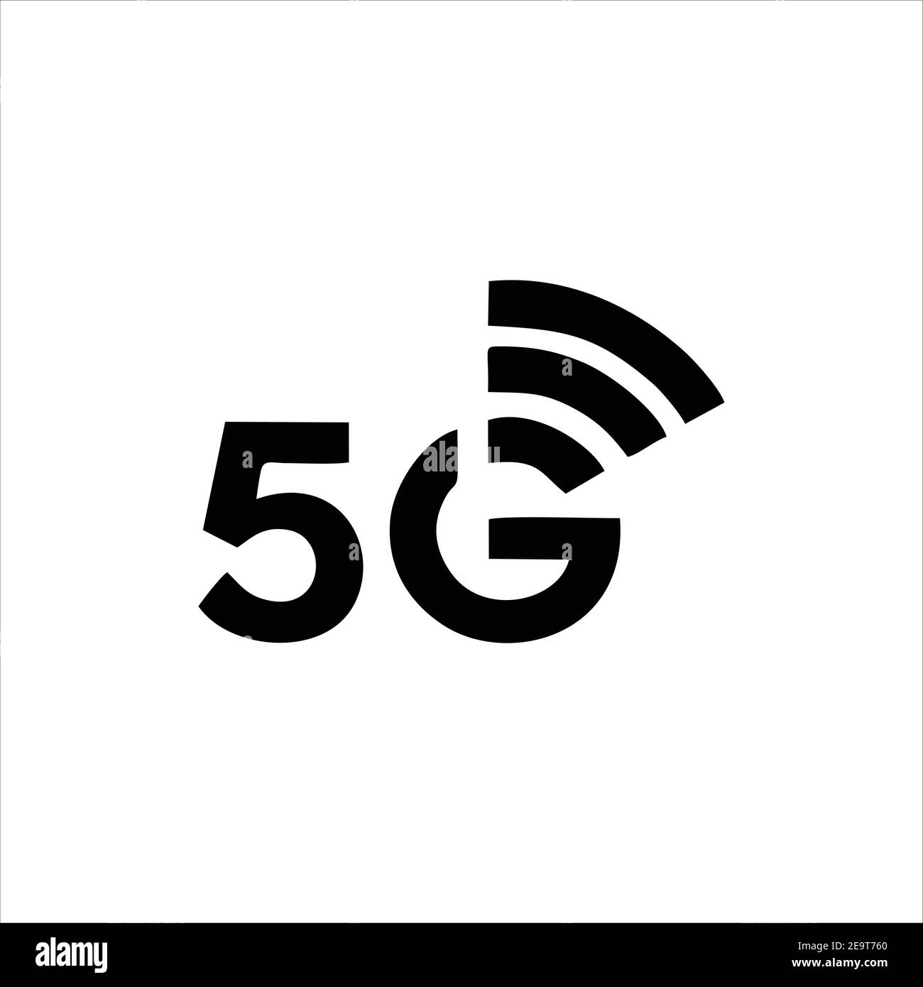 5G, 5G Icon, 5G Vector, 5G Icon Vector, 5G logo, 5G Symbol, 5G Sign, 5G Icon design. Illustration du vecteur d'icône 5G. Conception de modèle de vecteur de connexion 5G Illustration de Vecteur