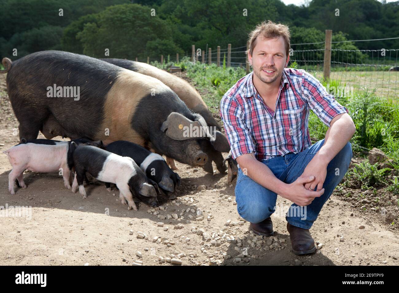 Jimmy Doherty Portraits de célébrité des agriculteurs Banque D'Images