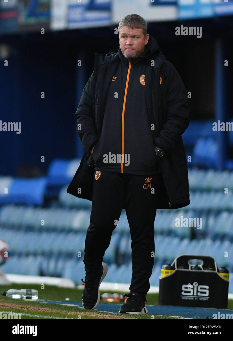 Directeur de Hull City, Grant McCann - Portsmouth v Hull City, Sky Bet League One, Fratton Park, Portsmouth, Royaume-Uni - 23 janvier 2021 usage éditorial uniquement - restrictions DataCo applicables Banque D'Images