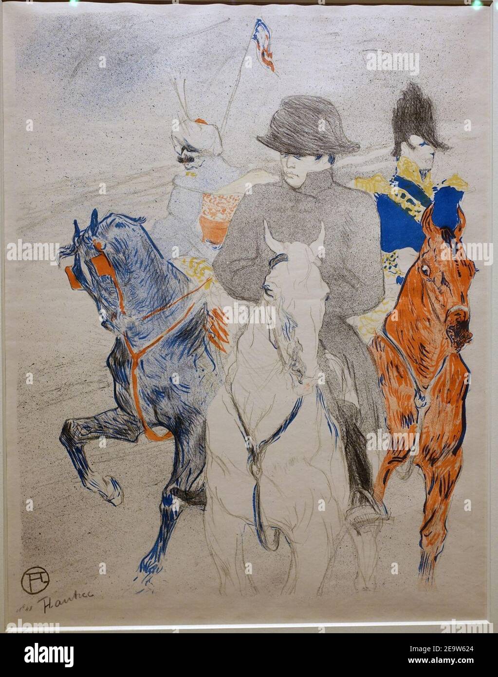 Napoeon par Henri de Toulouse-Lautrec, 1895, lithographie au crayon, au pinceau et à la pâte, état unique, Wittrock, 140 Banque D'Images
