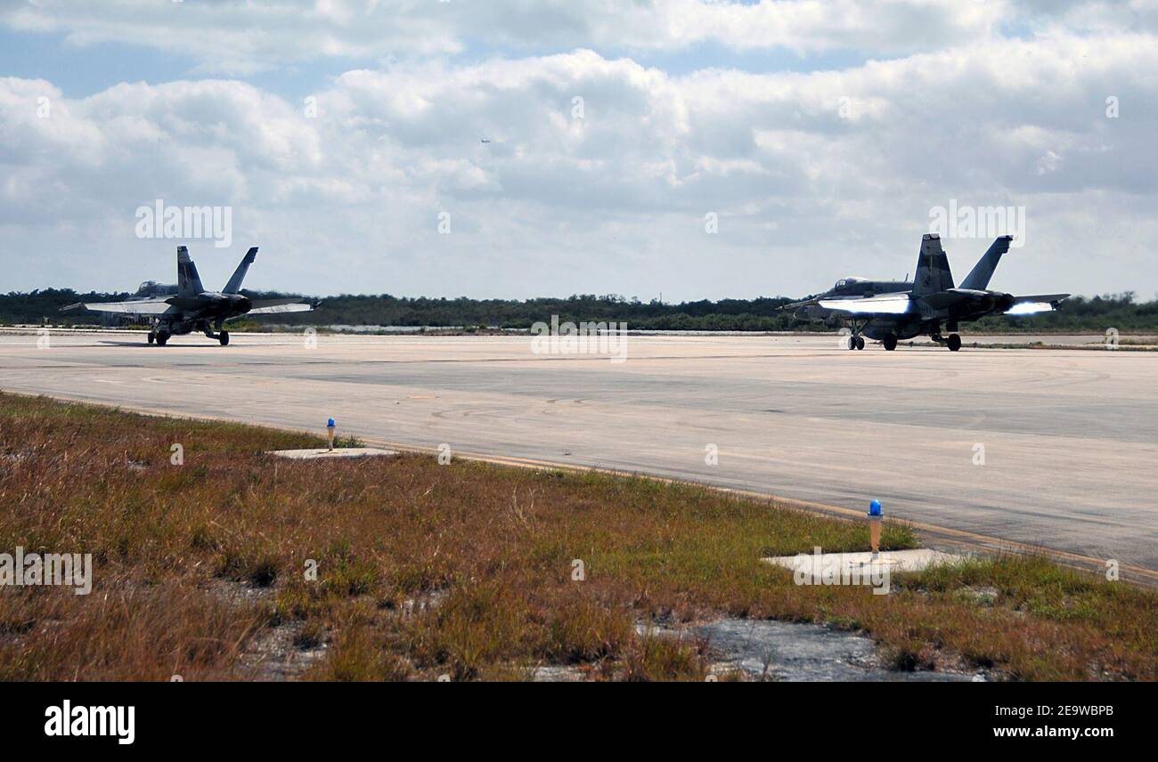 NAS Key West Flight Ops 140122 Banque D'Images