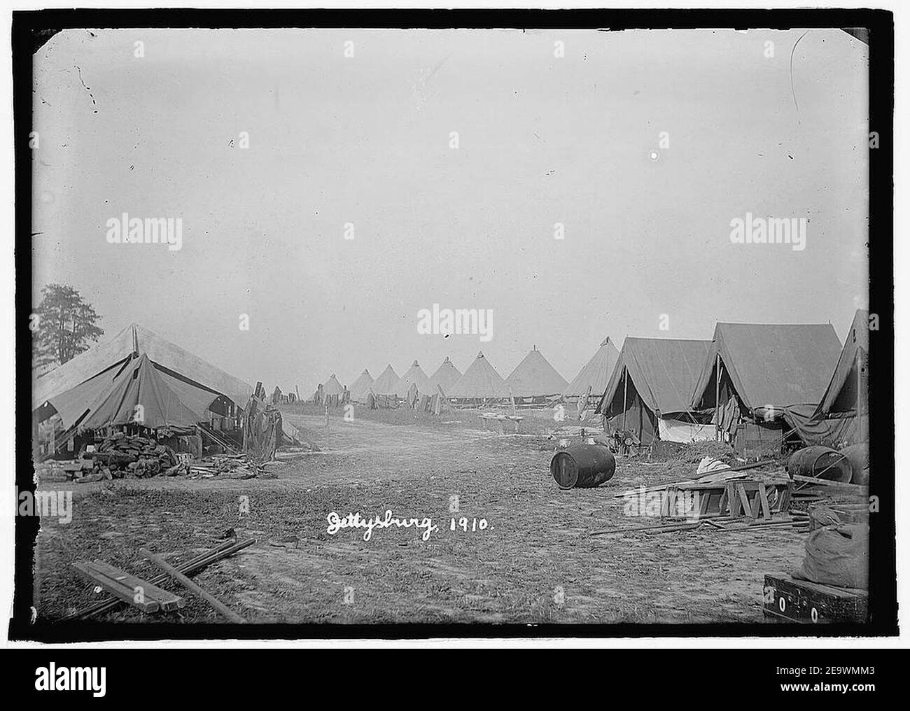 Garde nationale, Gettsyburg, (Pennsylvanie), 1910 Banque D'Images