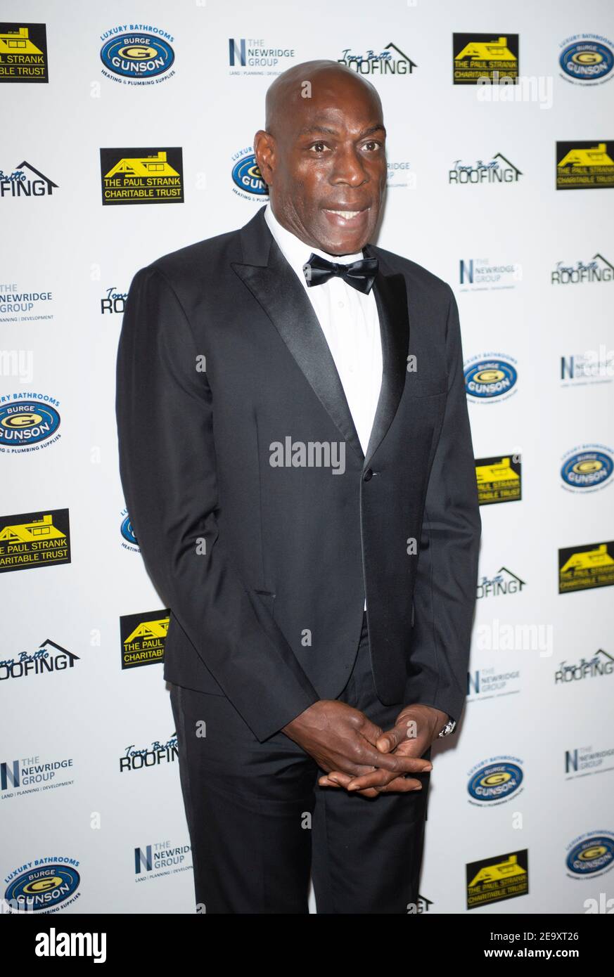 Frank Bruno au Paul Strank Charity Gala soutenir Shooting Star Children's Hospices & Rays of Sunshine Charity au Bank of England Sports Center londres 21 septembre 2019 photo de Brian Jordan Banque D'Images