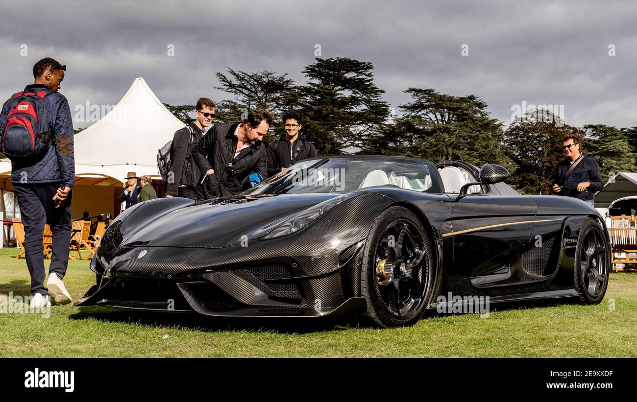 Koenigsegg Regera exposé au Concours d’élégance tenu à Palais de Blenheim le 26 septembre 2020 Banque D'Images