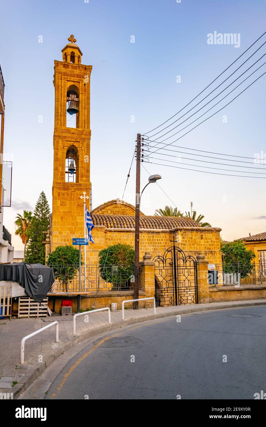 Église d'Agios Antonios à Nicosie, Chypre Banque D'Images