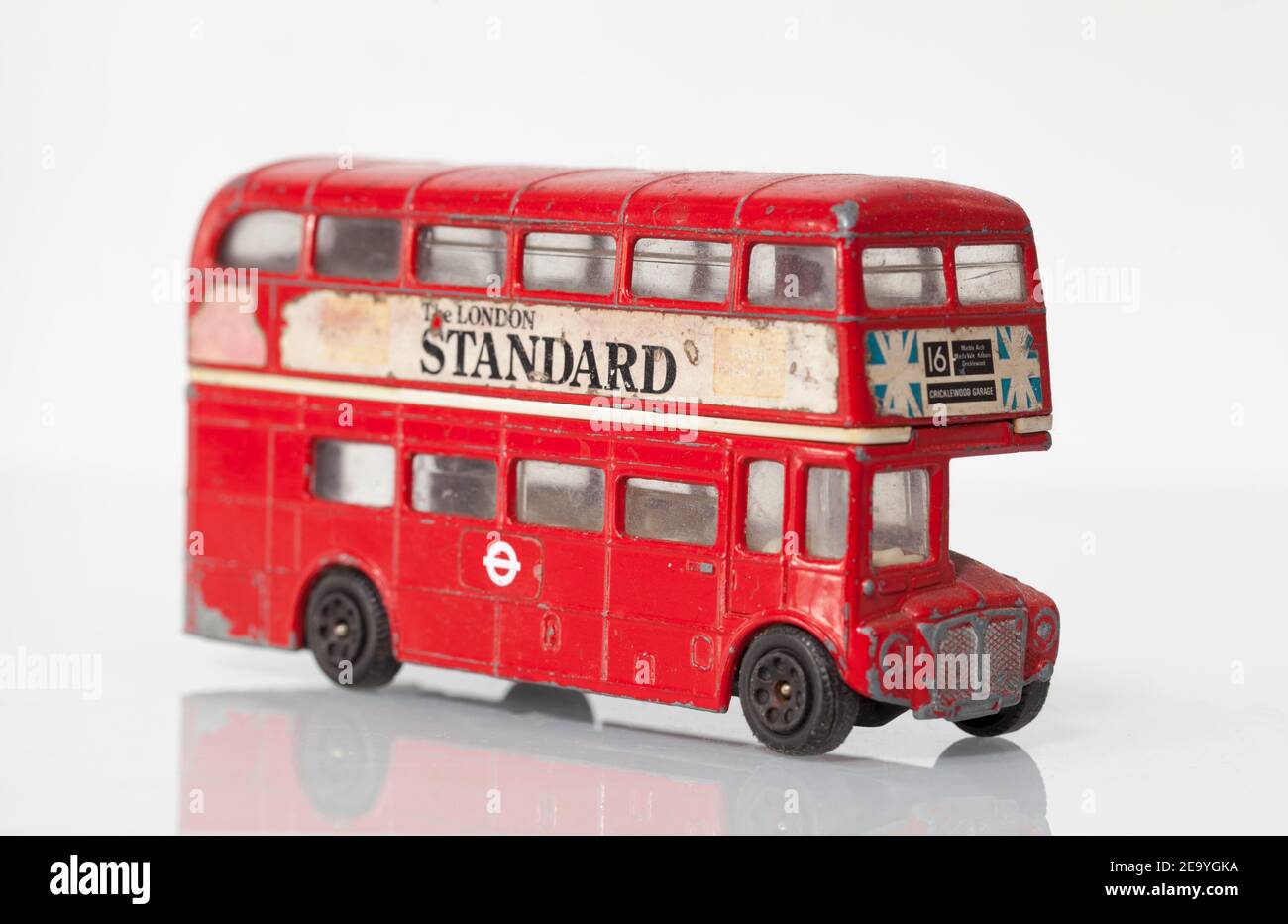 Vintage Corgi Die Cast Toy modèle LONDON BUS Banque D'Images