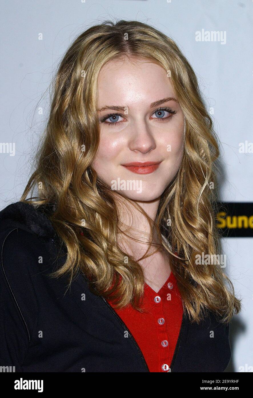 Evan Rachel Wood, membre du casting, participe à la projection « les revirement de la colère » au Sundance film Festival 2005, à Park City, Utah, le 22 janvier 2005. Photo de Lionel Hahn/ABACA. Banque D'Images