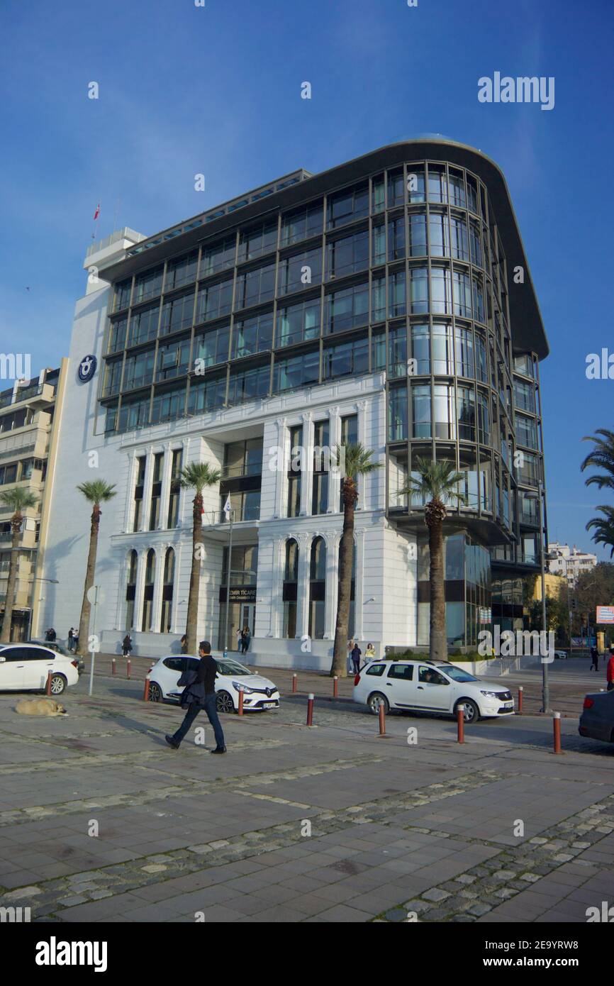 Chambre de commerce d'Izmir, Alsancak, Turquie Banque D'Images