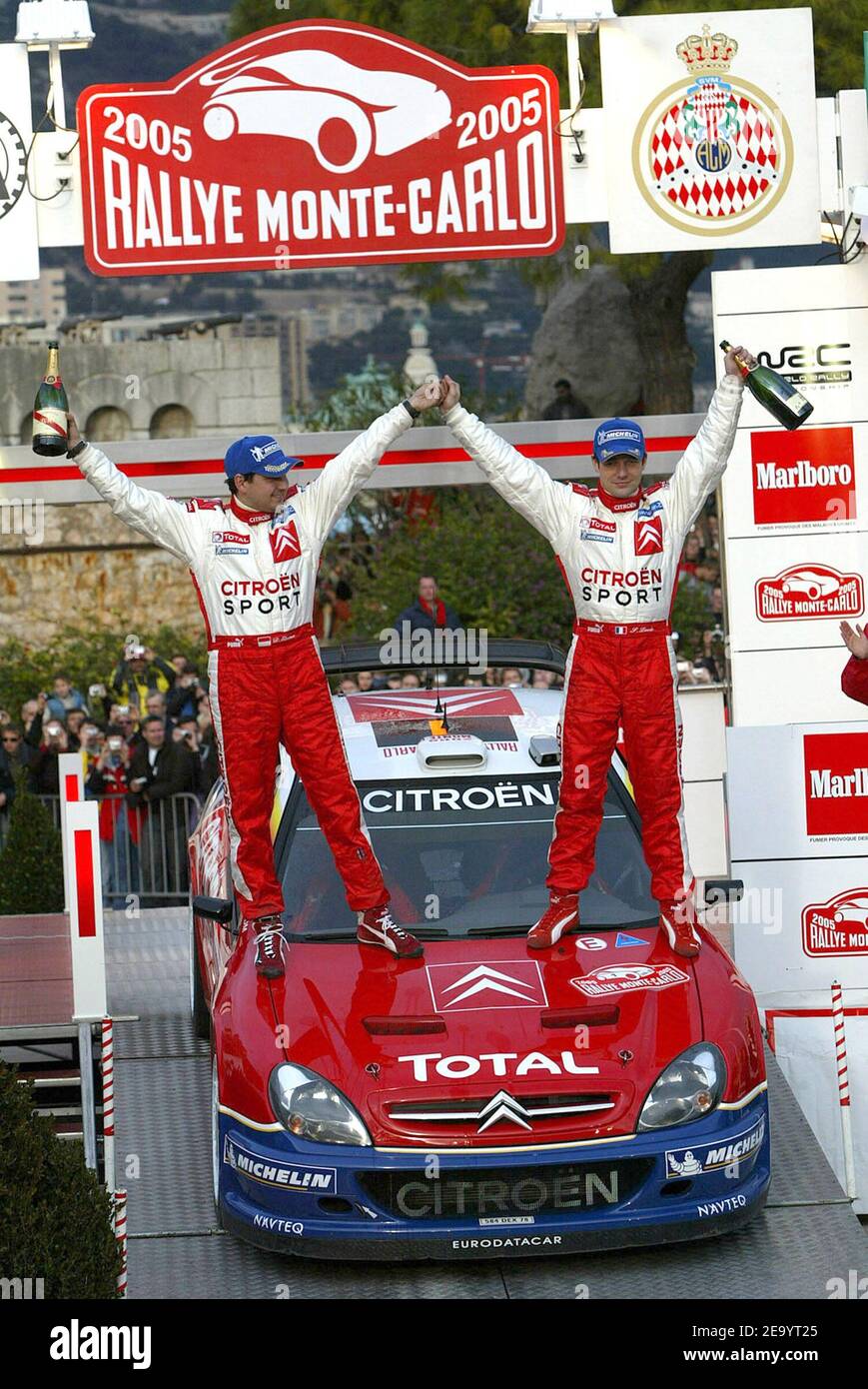 Photo Signée François Duval - Citroën Monte-Carlo WRC - Rallye 2005