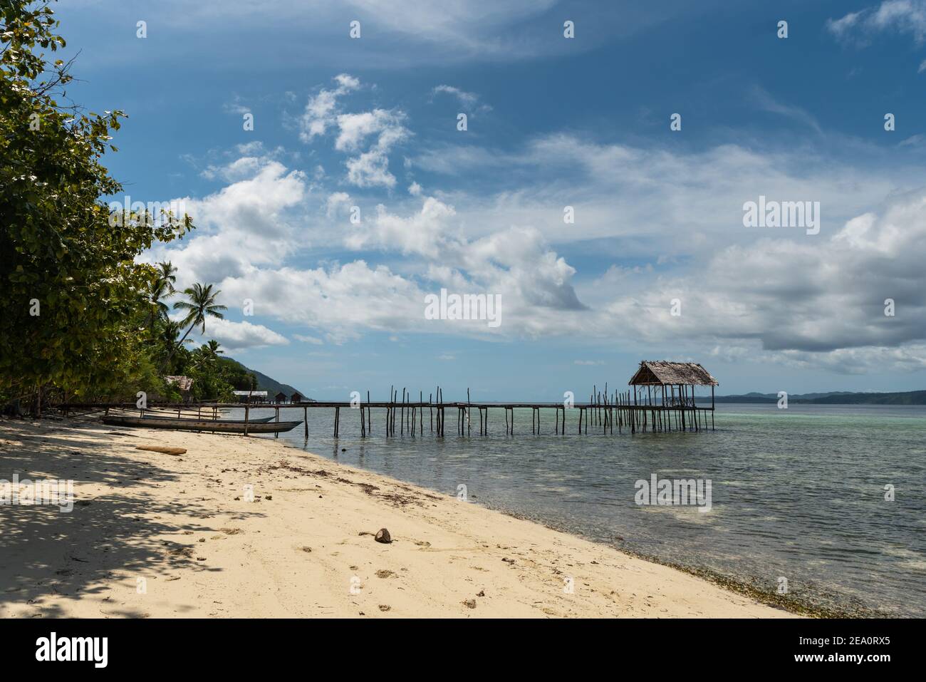 Île KRI, Raja Ampat, Papouasie occidentale, Indonésie Banque D'Images