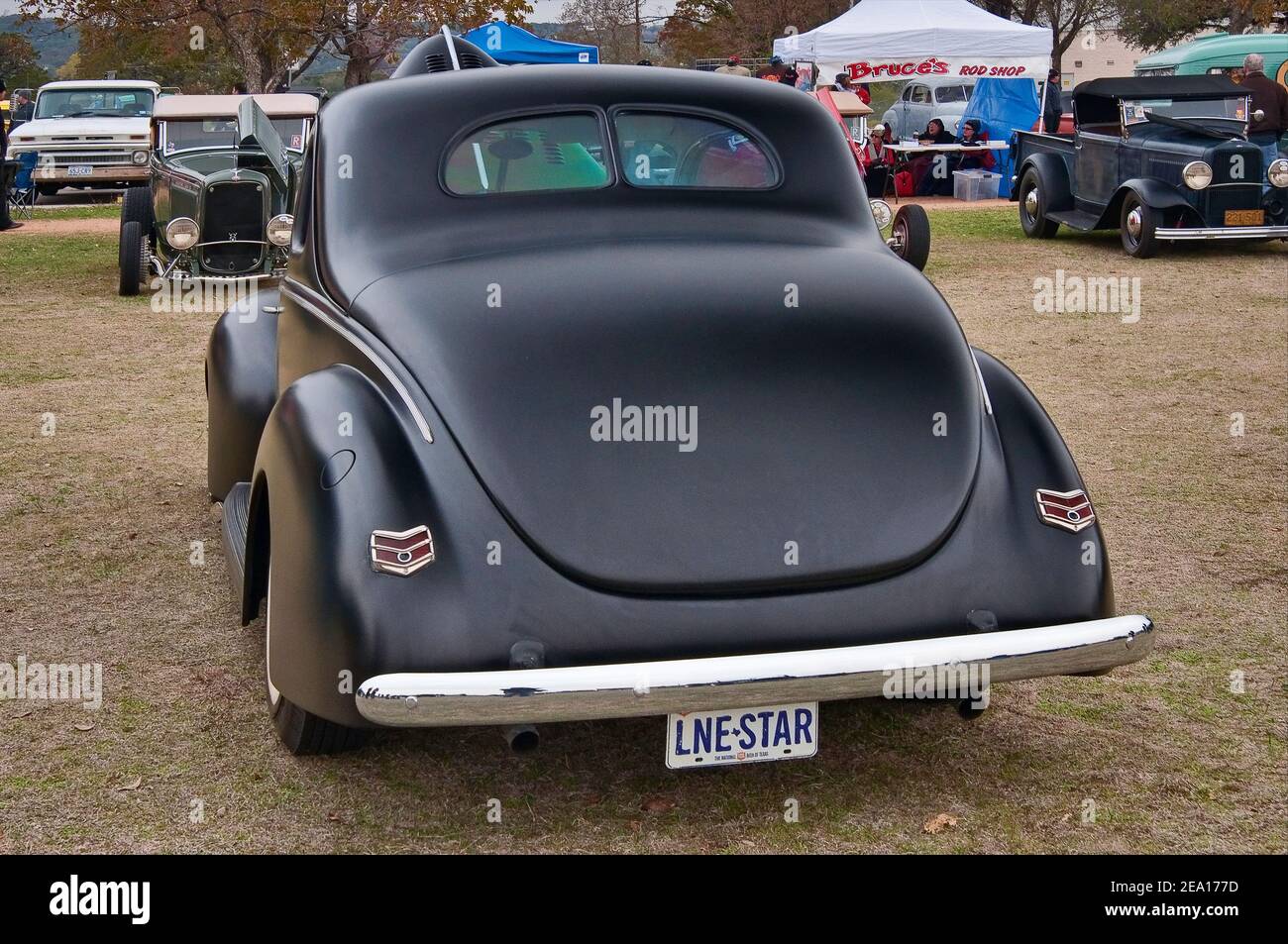 Salon automobile Hot Rod Revolution au Camp Mabry à Austin, Texas, États-Unis Banque D'Images