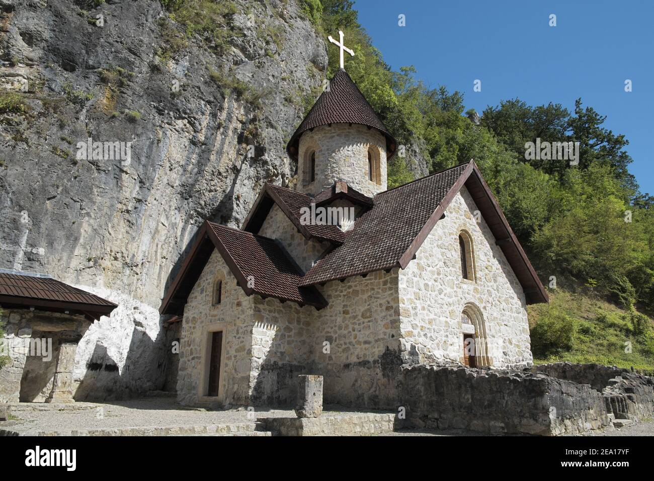 Monastère Kumanica dédié à Saint-Archange Gabriel, Serbie Banque D'Images