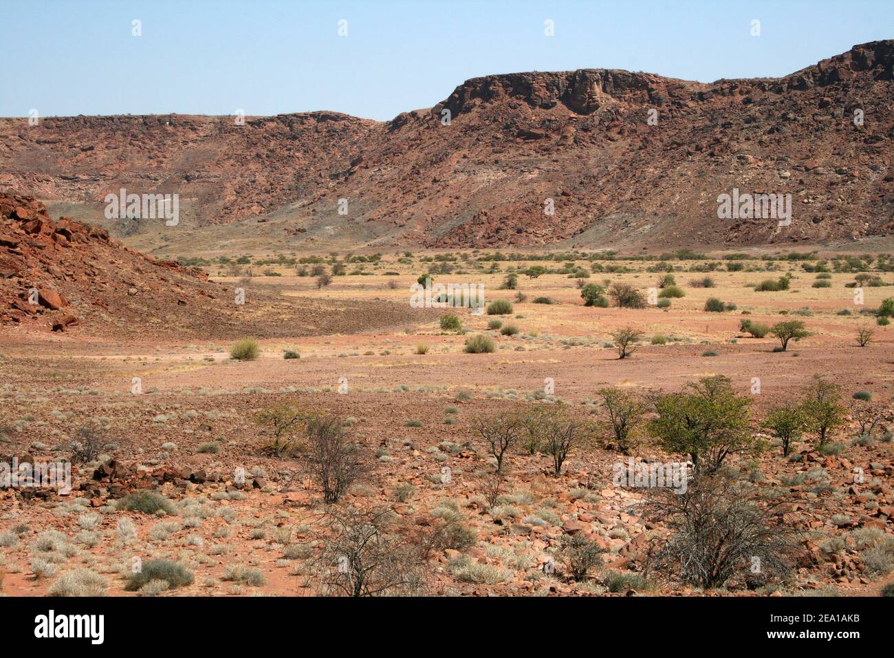 Vallée de la rivière Huab, Twyfelfontein, région de Kunene, Namiba Banque D'Images