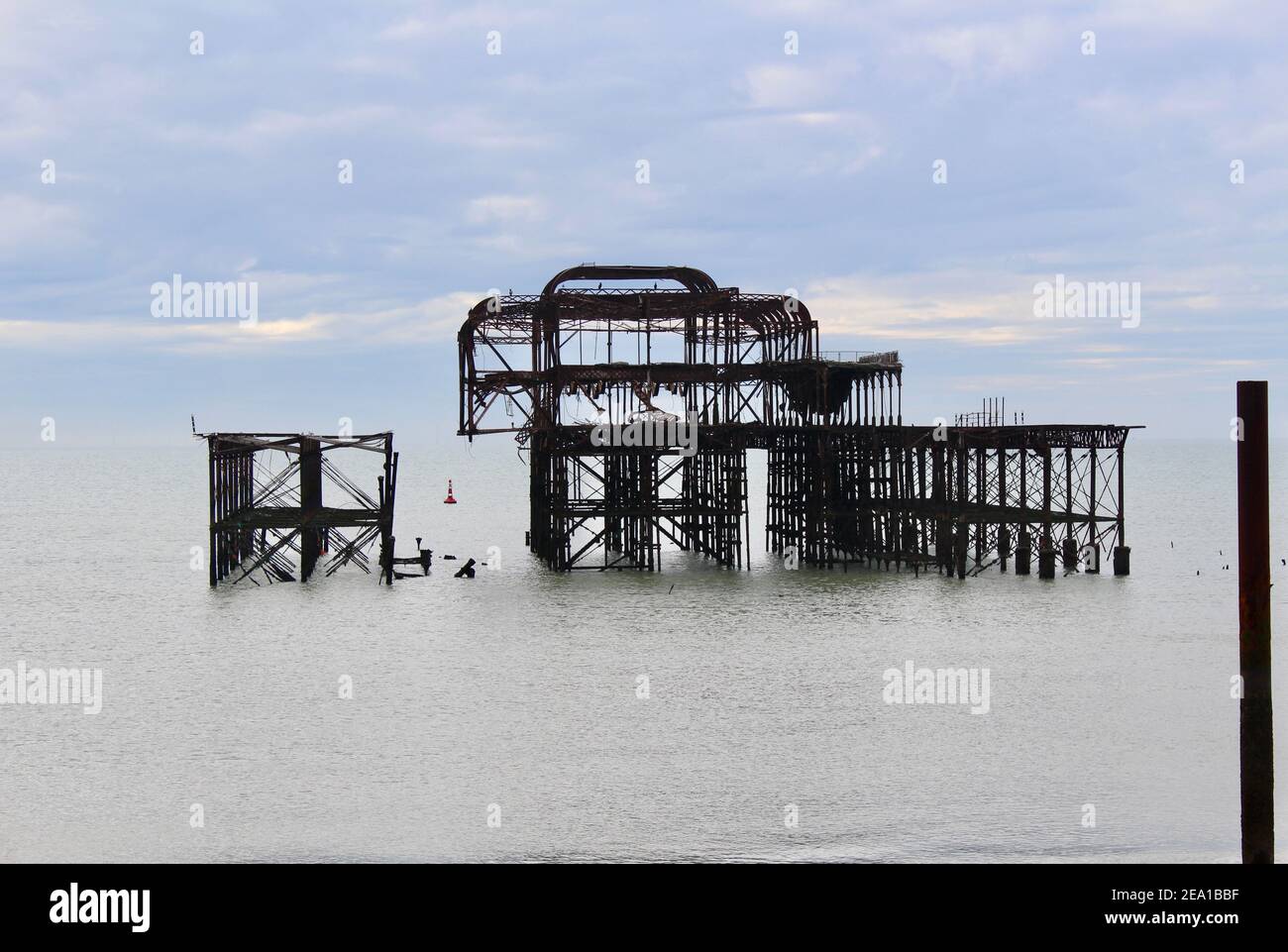 Vestiges de West Pier Brighton - 2021 Banque D'Images