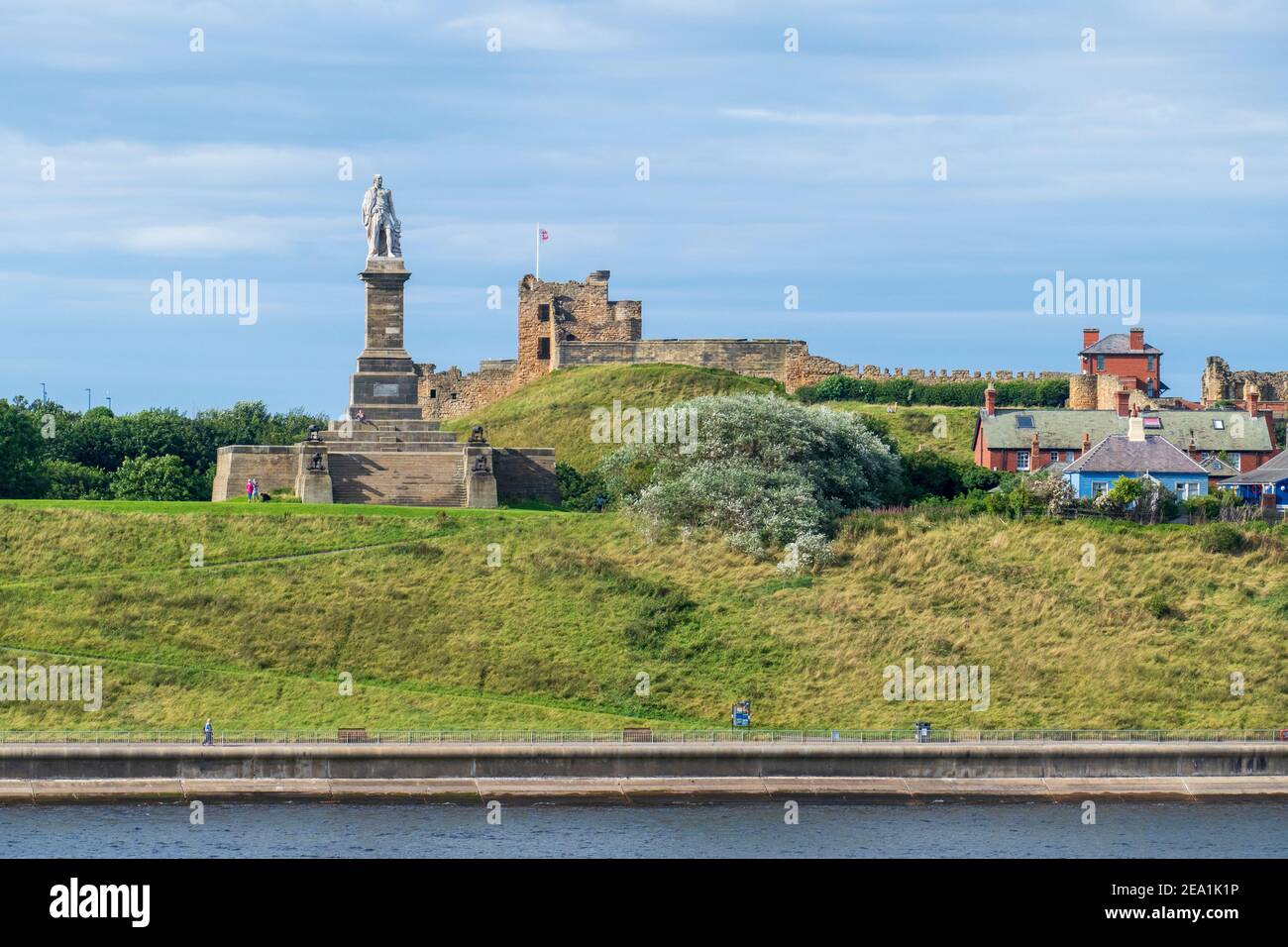 Cuthbert Collingwood Monument une embouchure der bei der Tyne Newcastle Banque D'Images